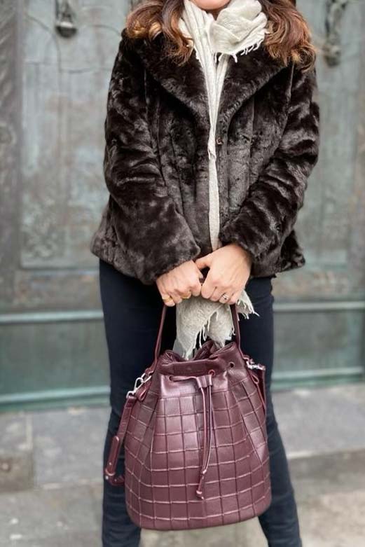 Jet Set Bucket Burgundy - Image 6