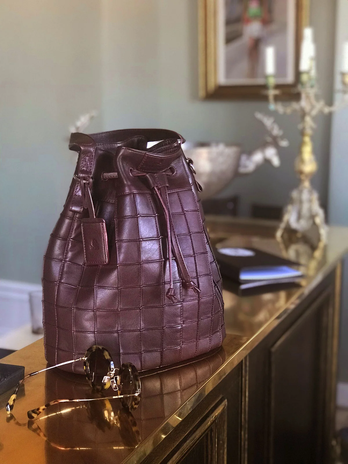 Jet Set Bucket Burgundy - Image 7