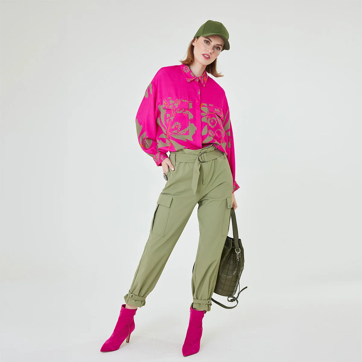 Jet Set Bucket Olive - Image 8