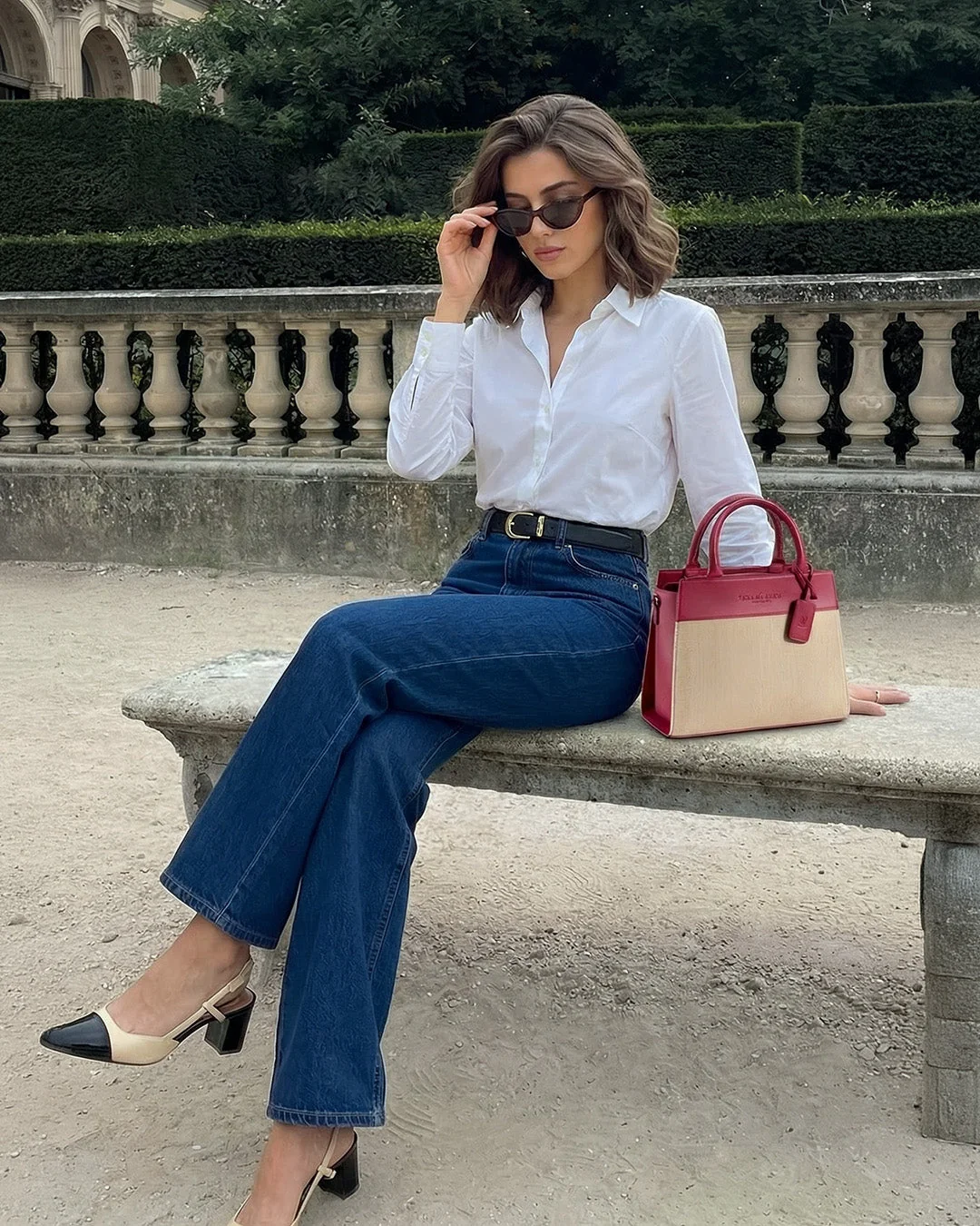 Central Park Mini Tote Rasberry - Image 6