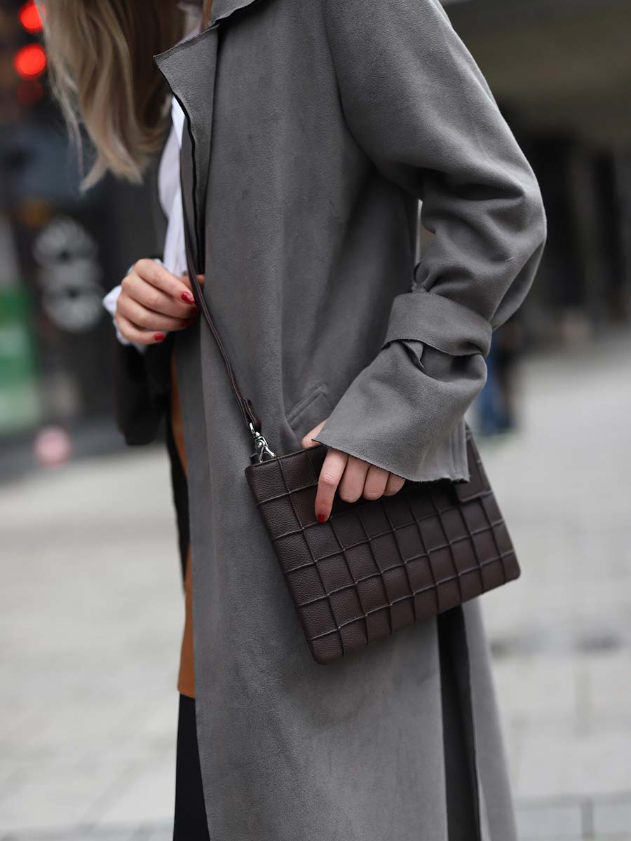 Grace Clutch Brown - Image 7