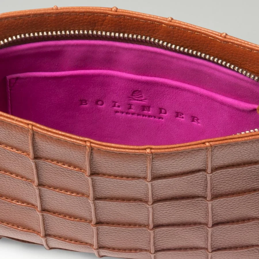 Grace Clutch Cognac - Image 4