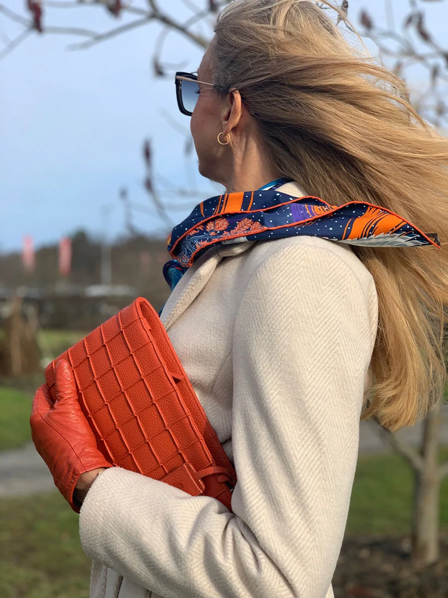 Grace Clutch Tangerine - Image 9
