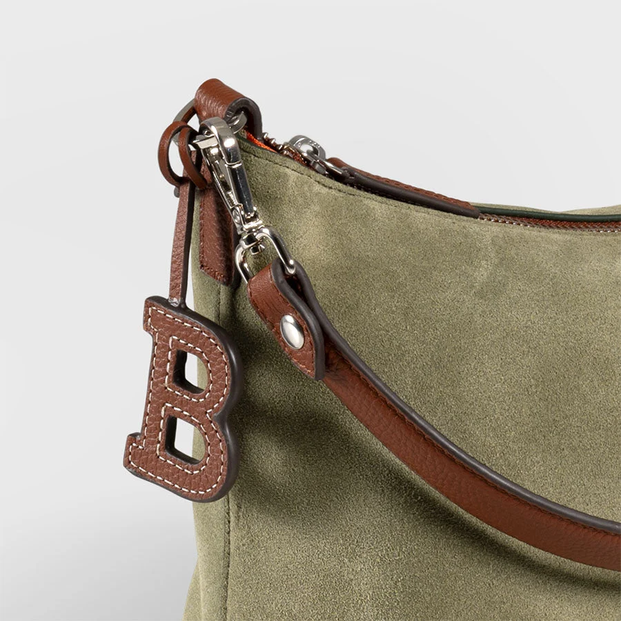 Mini Boho Suede Olive - Image 3