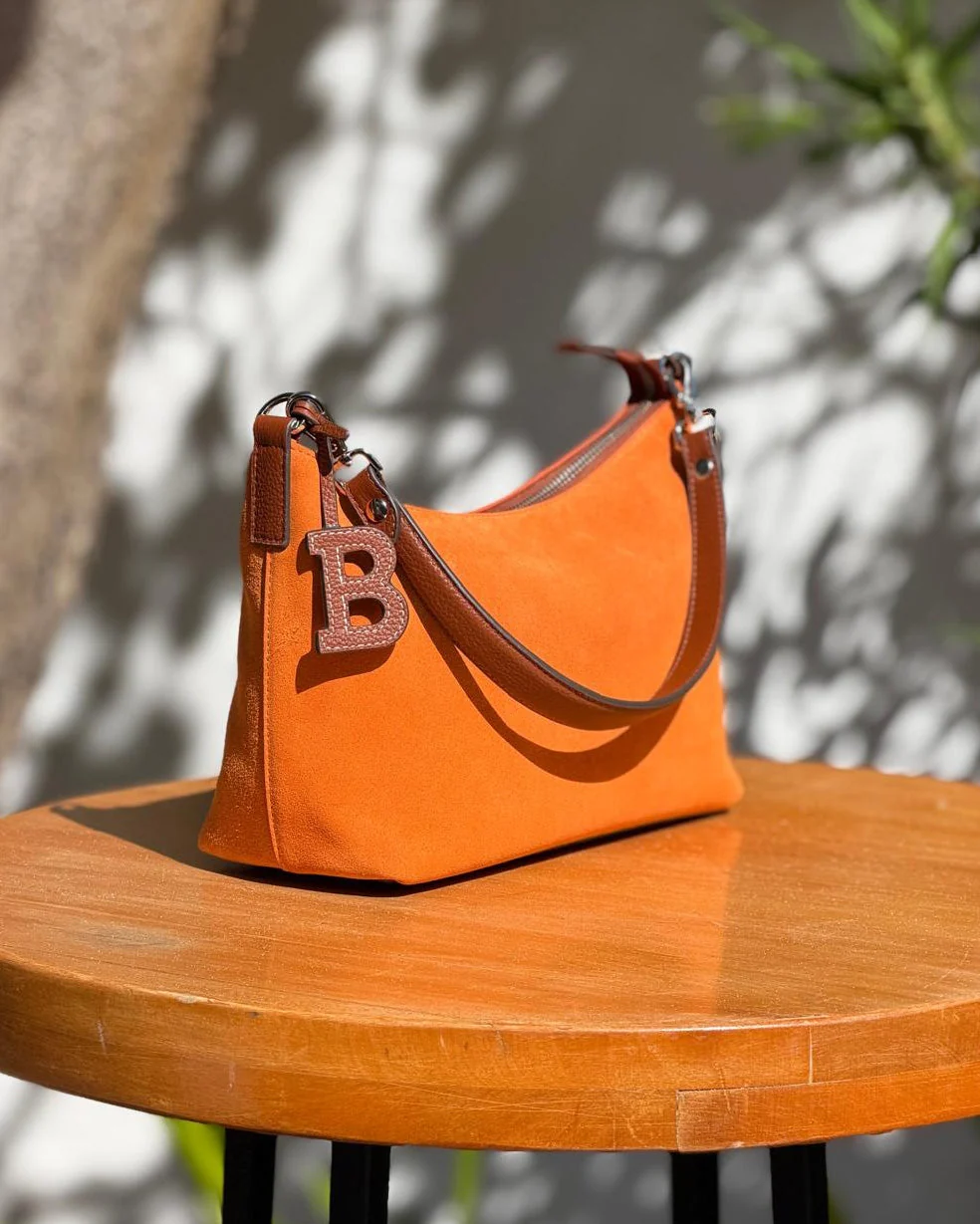 Mini Boho Suede Orange - Image 9