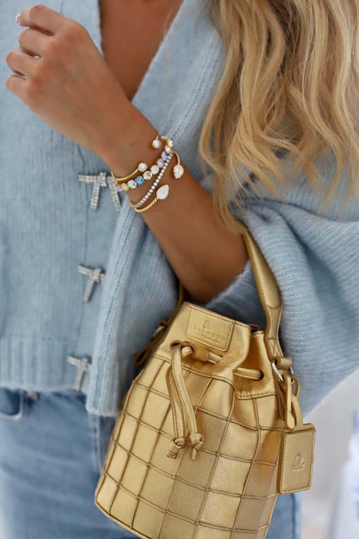 Jet Set Mini Bucket Gold - Image 6