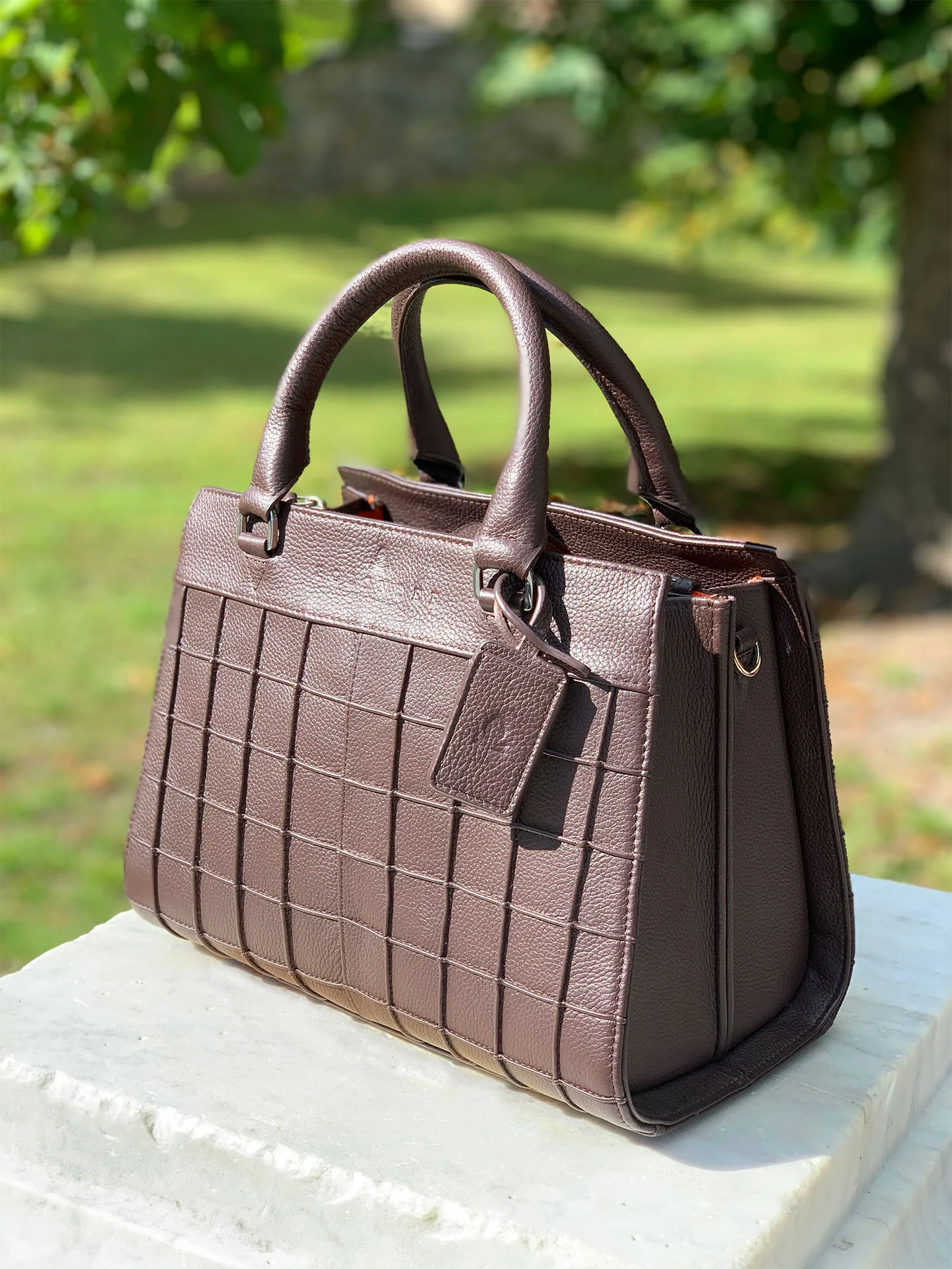 Dignity Mini Tote Brown - Image 7
