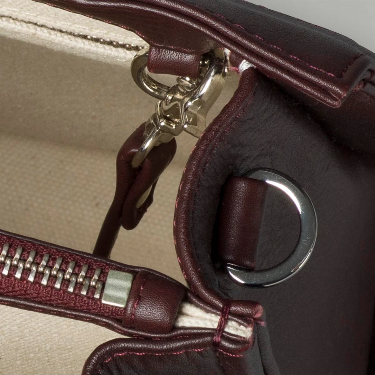 Dignity Mini Tote Burgundy - Image 5
