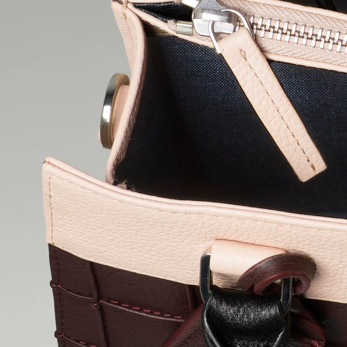 Dignity Mini Tote Multi Burgundy - Image 5