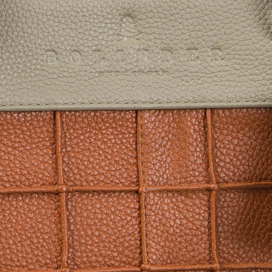 Dignity Mini Tote Multi Cognac Grey - Image 3