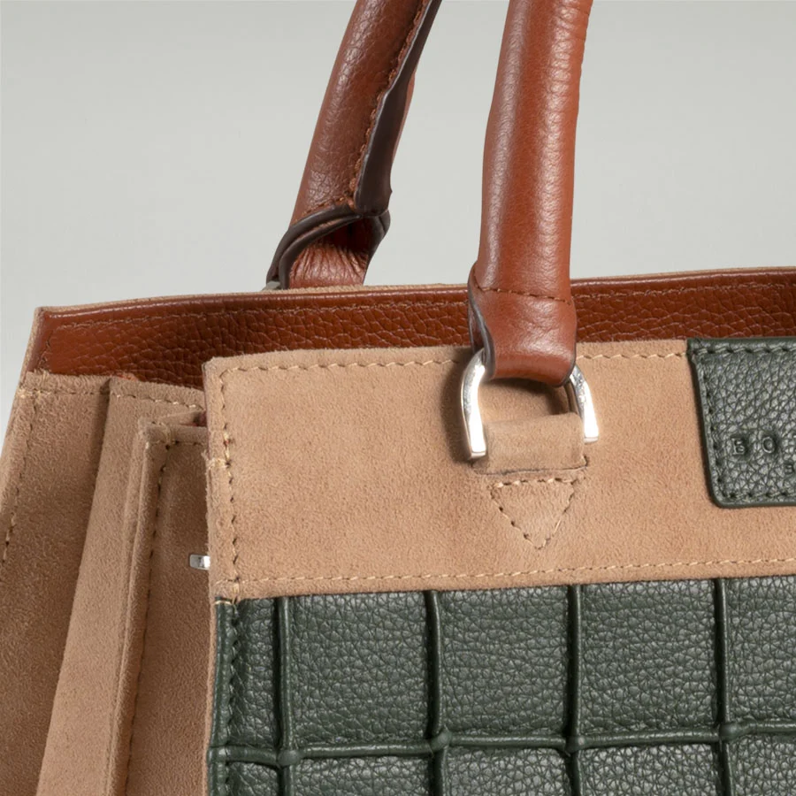Dignity Mini Tote Multi Suede Green - Image 5
