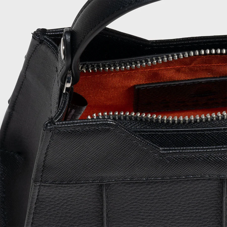 Monica Cocktail Saffiano Black - Image 4