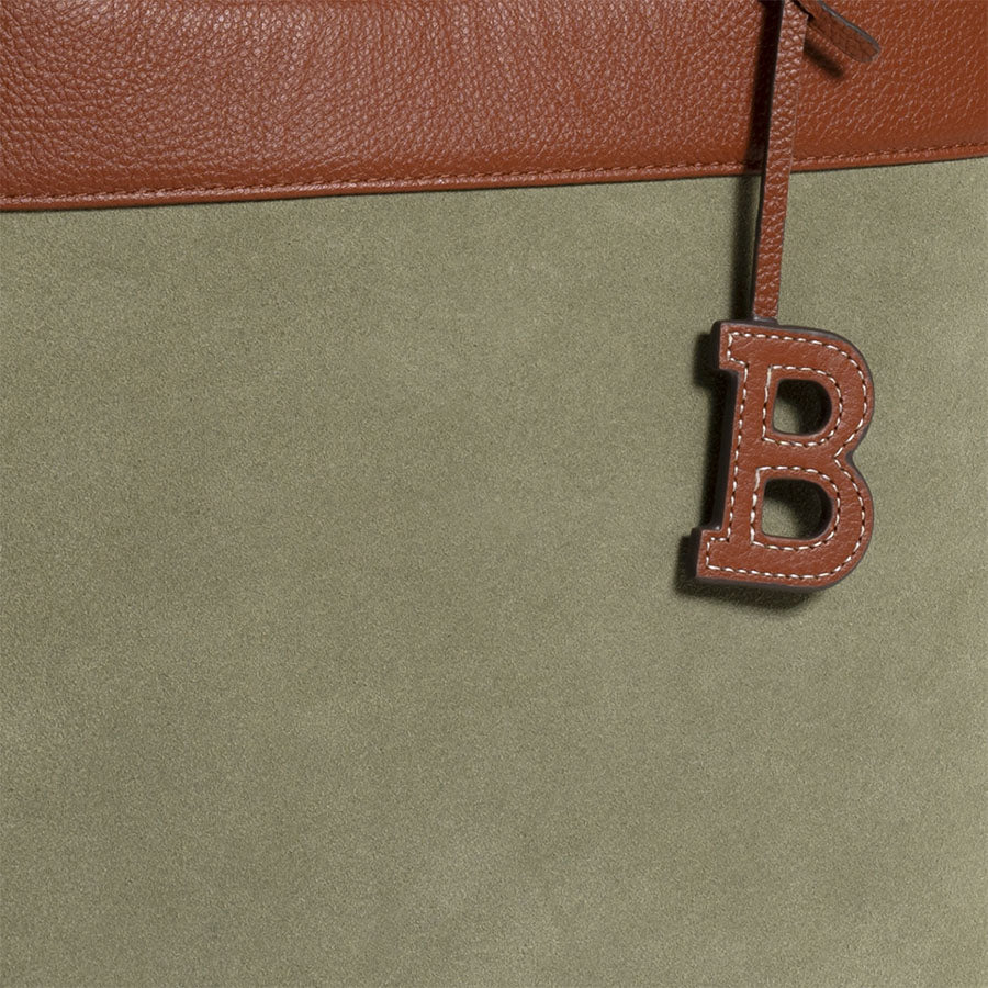Monica Tote Suede Olive - Image 3