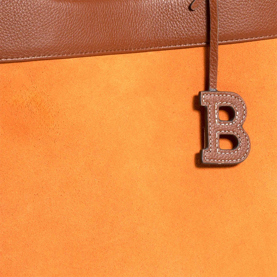 Monica Tote Suede Orange - Image 3