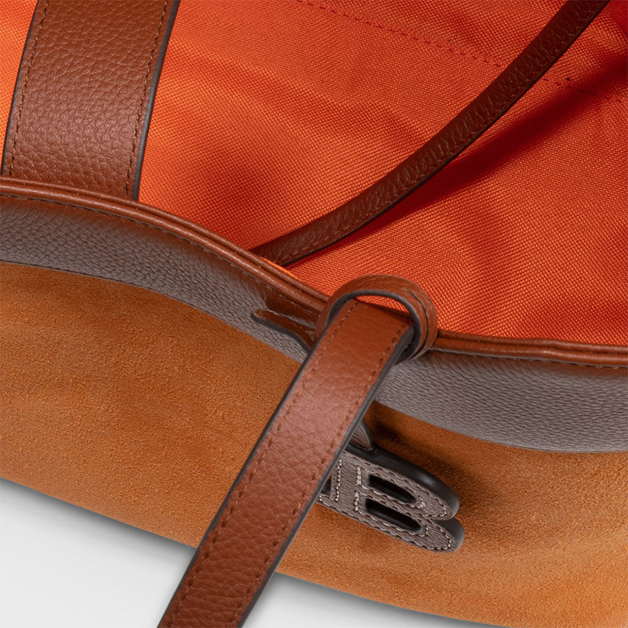 Monica Tote Suede Orange - Image 4