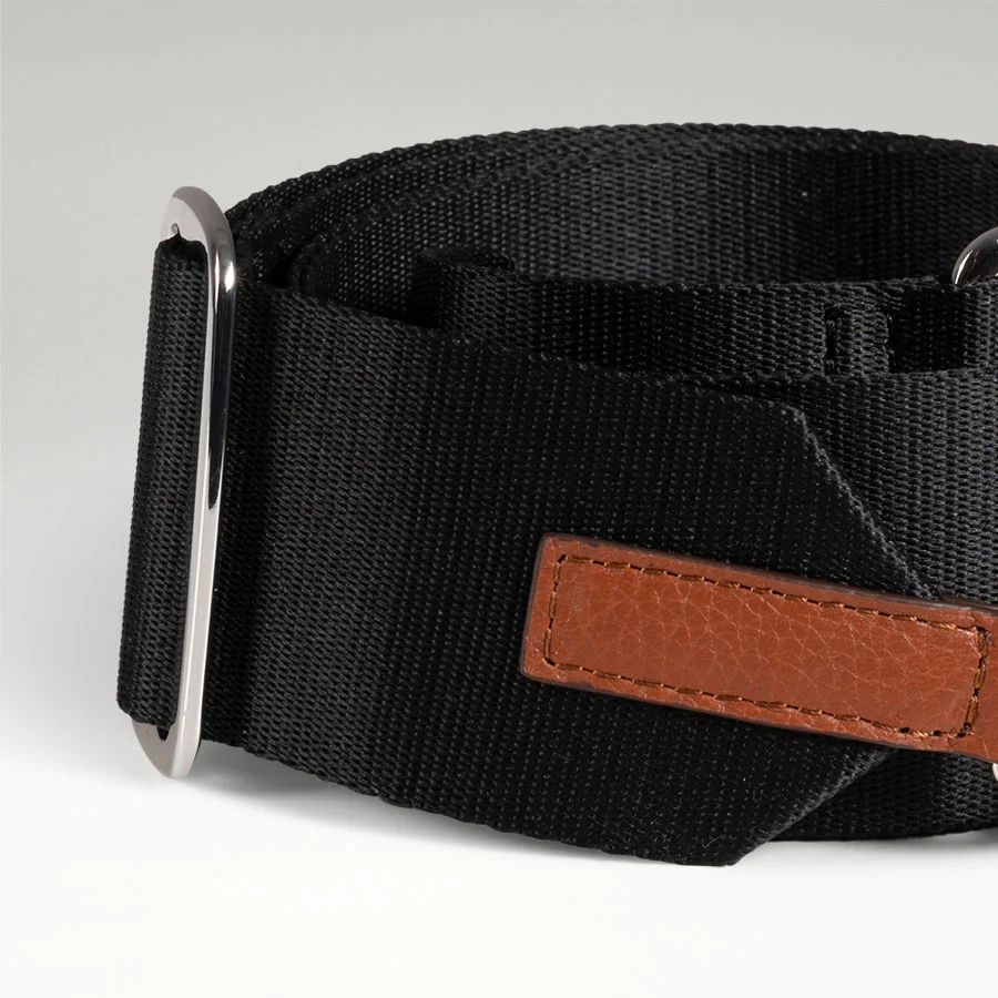 Shoulder Strap Black Cognac - Image 3