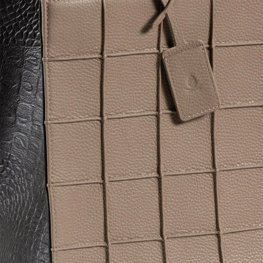 Sofia Mini Tote Multi Croco Brown - Image 3