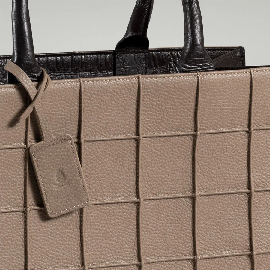 Sofia Mini Tote Multi Croco Brown - Image 4