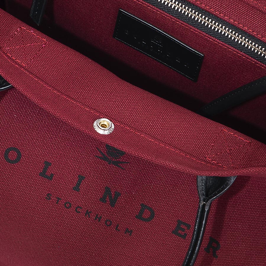 Soho Tote Burgundy - Image 4
