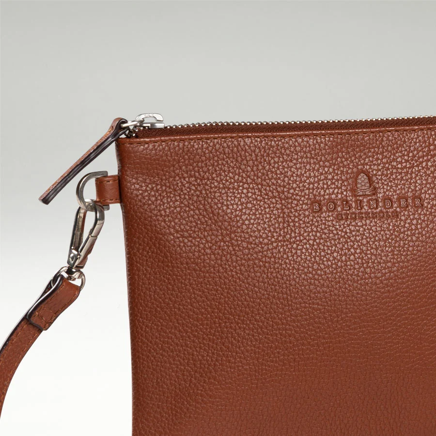 Zipper Pouch Cognac - Image 4