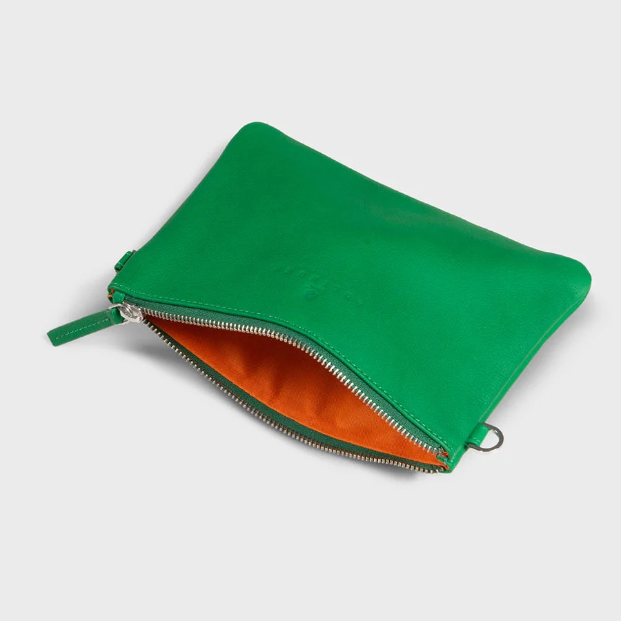 Zipper Pouch Emerald - Image 2